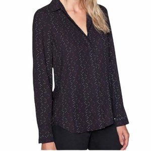 Equipment Femme INISSE Shirt Blouse, Large, Black New w/o tag Excellent Cond